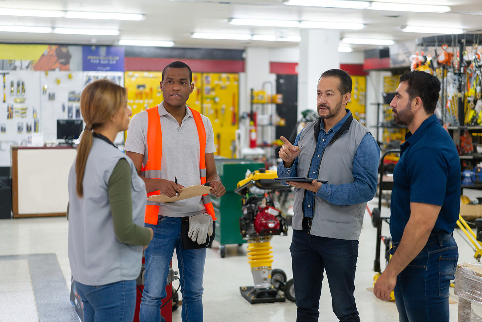 Team discusses Remodel services