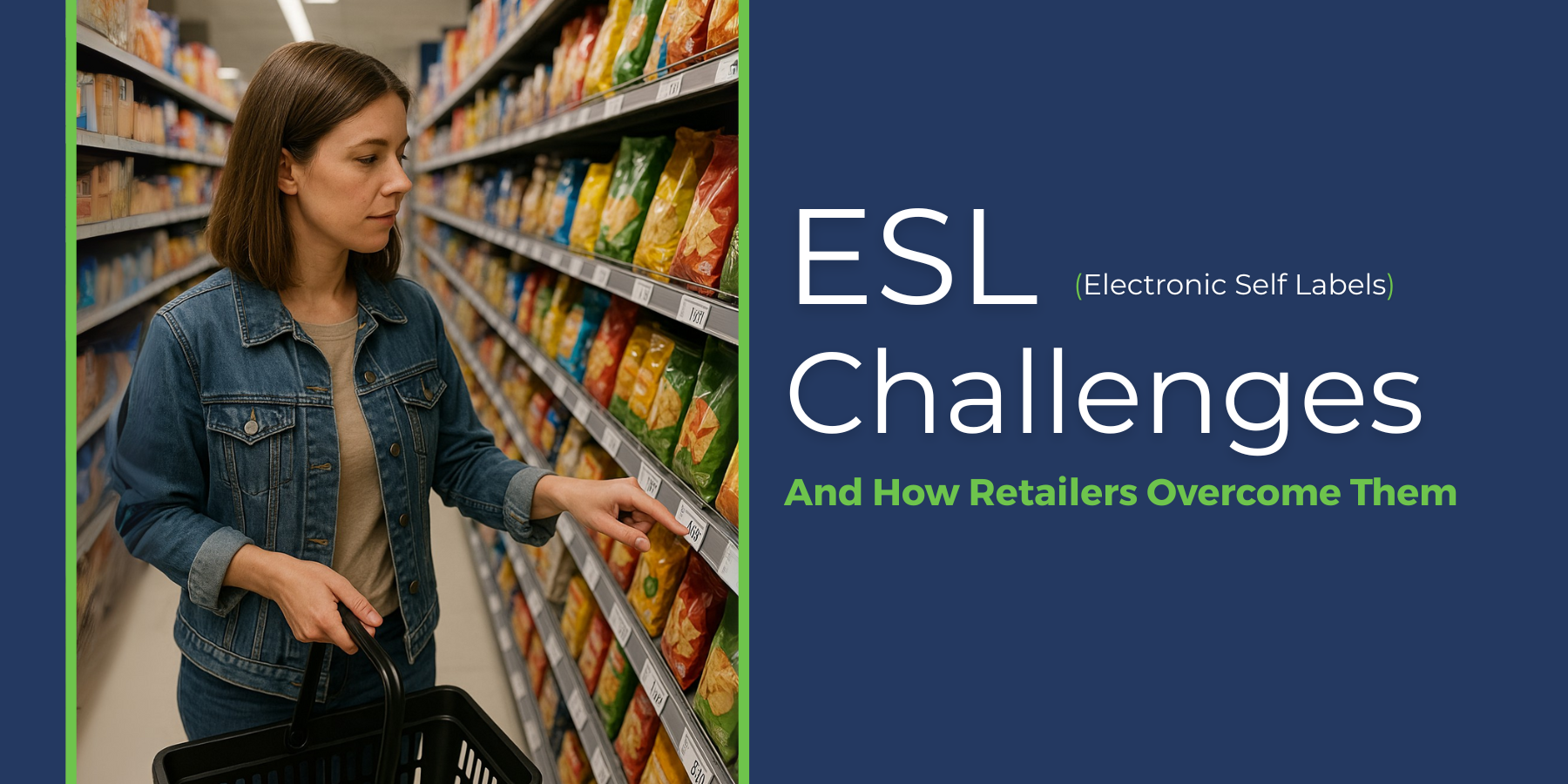 ESL Electronic shelf label challenges